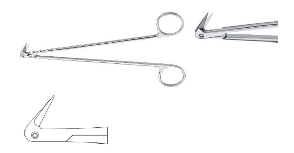 ДІТРІХ. ПОТТС НОЖИЦІ ДЕЛІК.. 125° ЗАГН. 180MM